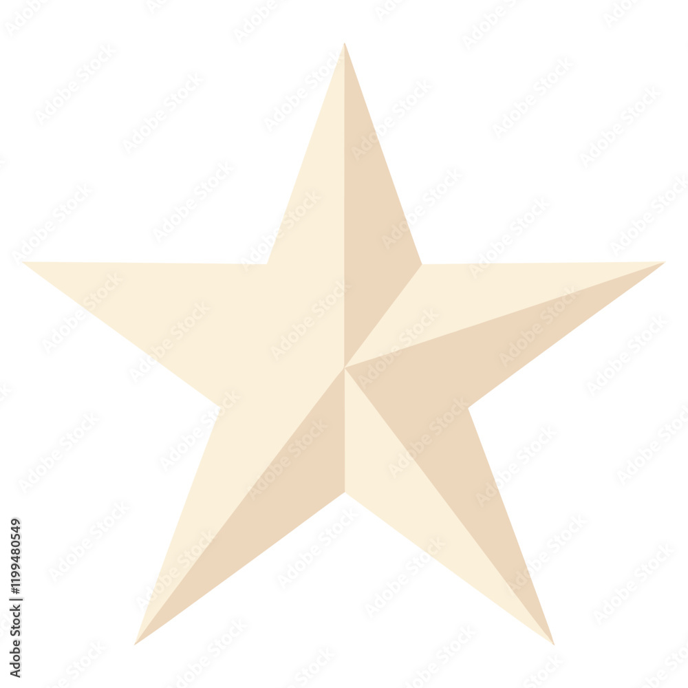 Star five-pointed minimalist appliance vector Star five-pointed minimalist appliance vector