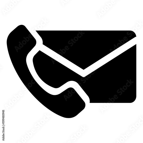 Online support colorful vector flat glyph icon.
