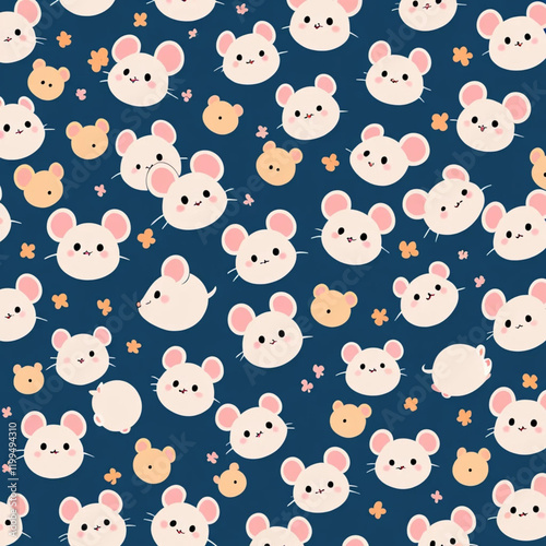 seamless pattern with bears