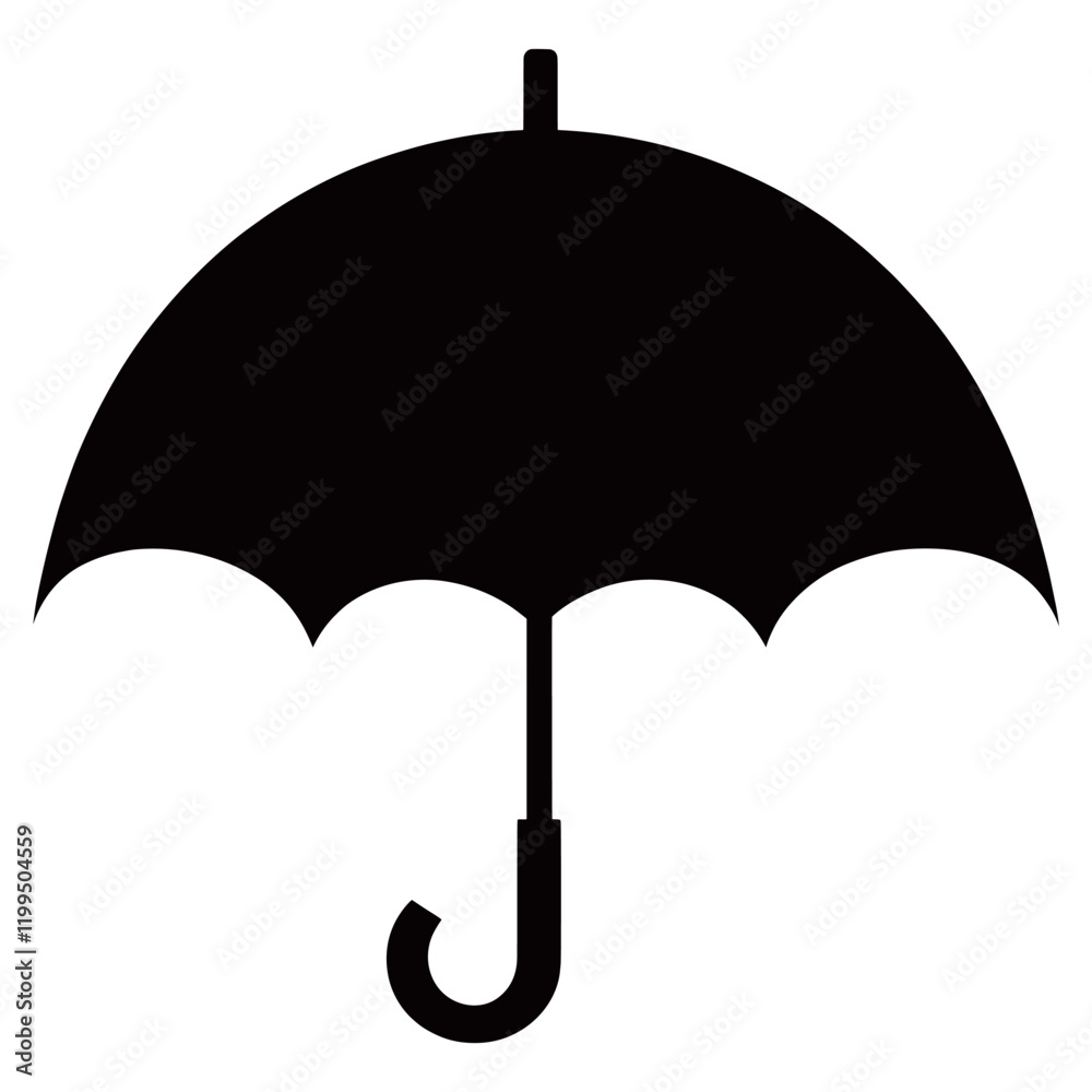 Umbrella minimalist design simple vector Umbrella minimalist design simple vector