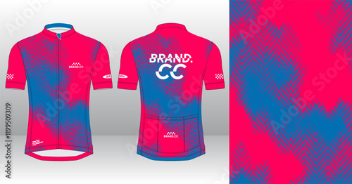 Cycling Jersey Design. Sport Jersey Design Custom Sublimation. photo