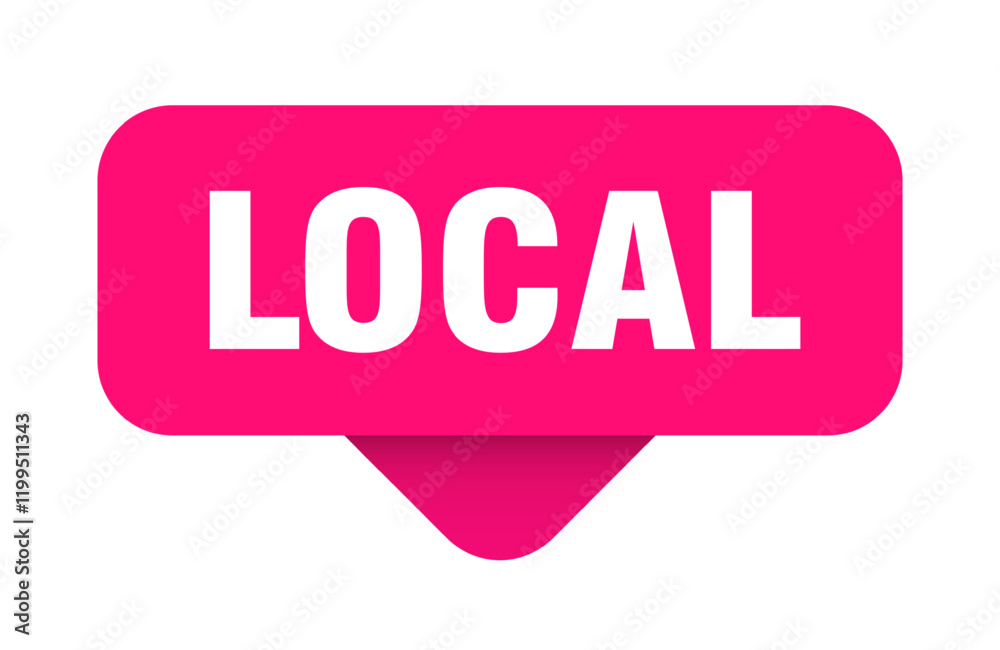 local sticker. local sign on transparent background local sticker. local sign on transparent background