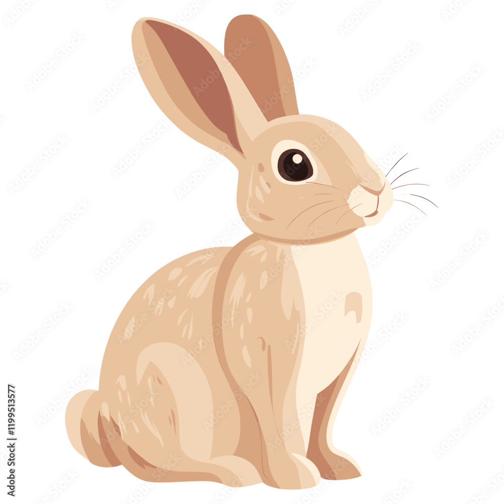 Obraz premium Illustration of rabbit animal bunny art vector