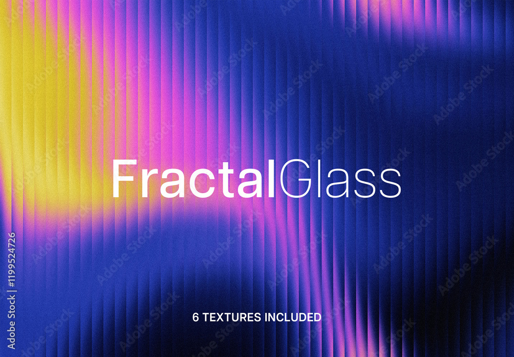 Fractal Glass Gradient Textures Stock Template | Adobe Stock