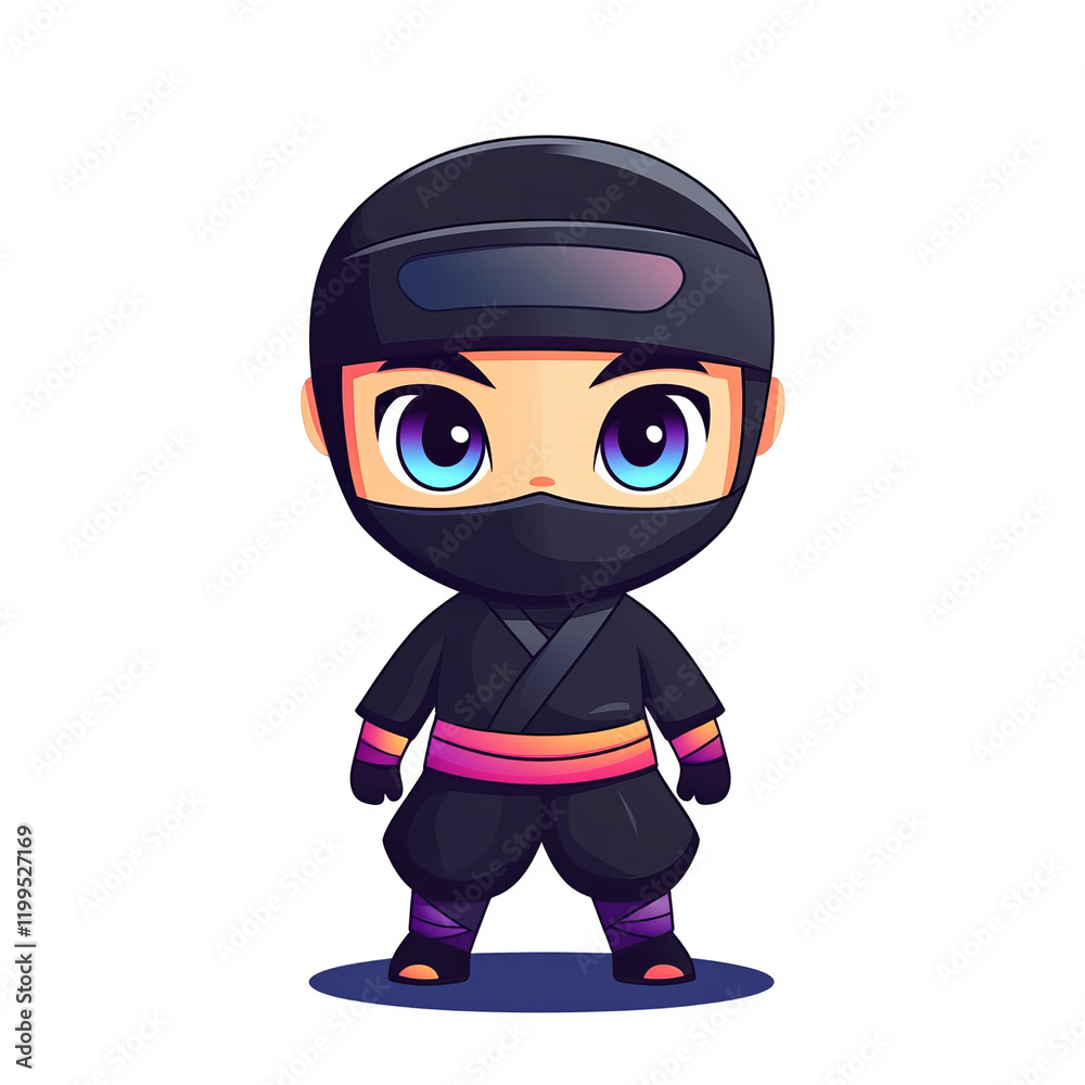 Ninja training session fantasy world digital art vibrant colors close-up view playful concept Ninja training session fantasy world digital art vibrant colors close-up view playful concept