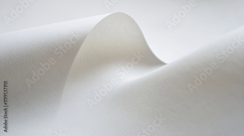 Soft Fabric Waves in Neutral Tones, Highlighting Texture and Elegance in a Minimalist Composition photo