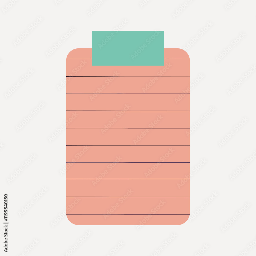 Cute paper notes illustration vector Cute paper notes illustration vector
