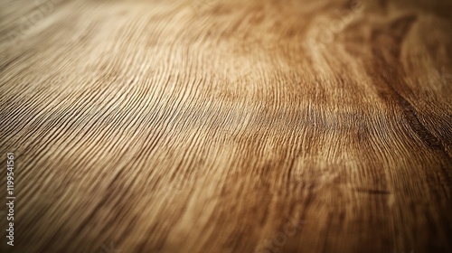 Detailed Close-Up of Natural Wood Grain Texture in Warm Golden Tones photo