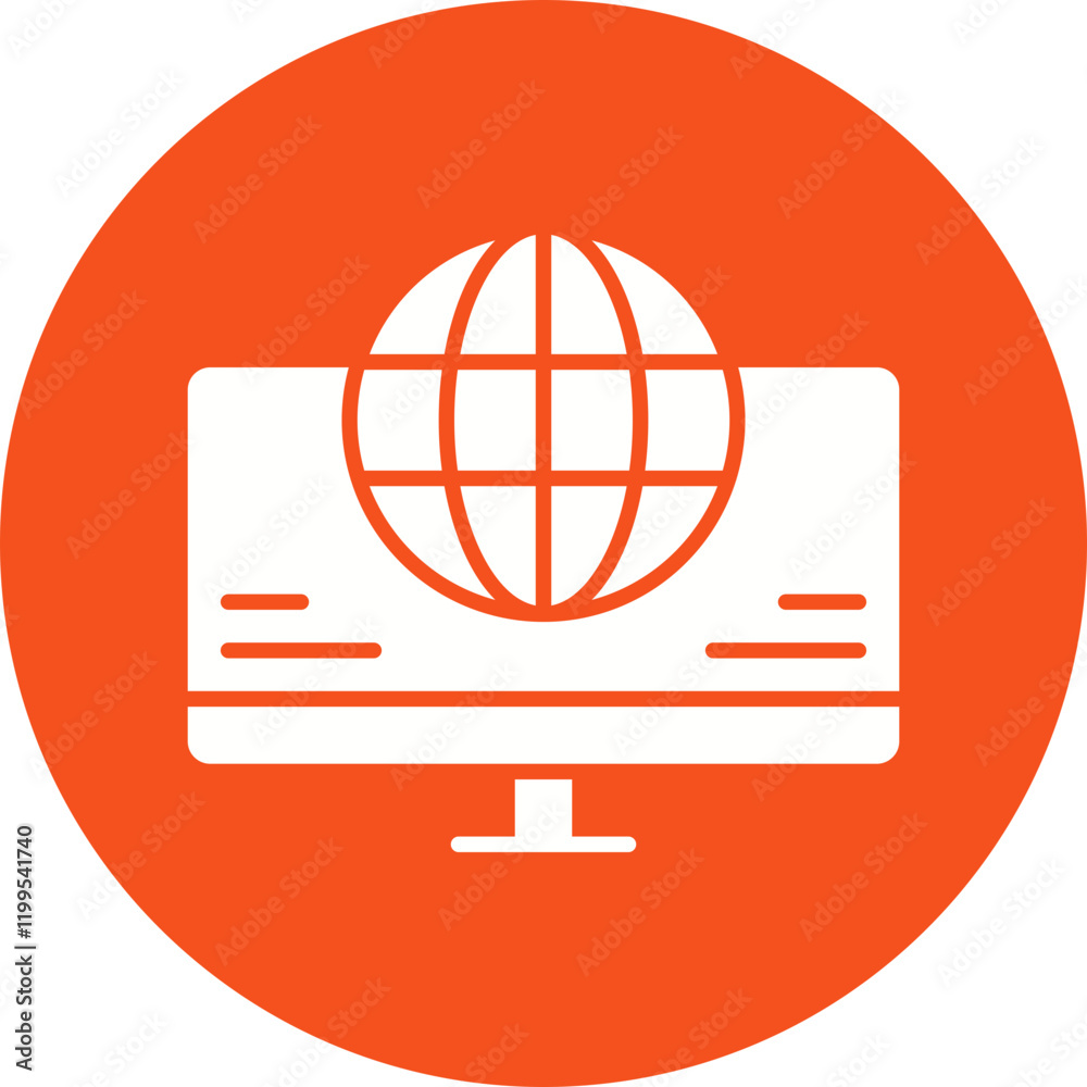 Computer Network icon single vector illustration Computer Network icon single vector illustration