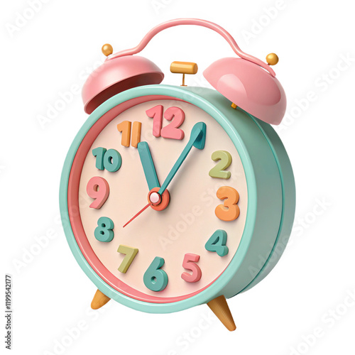 clock 3D illustration cute icon