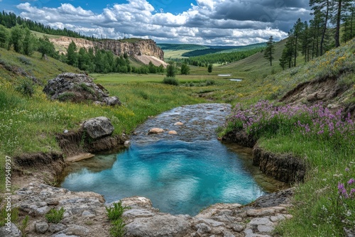 Spiegelung - Tromso. Beautiful simple AI generated image