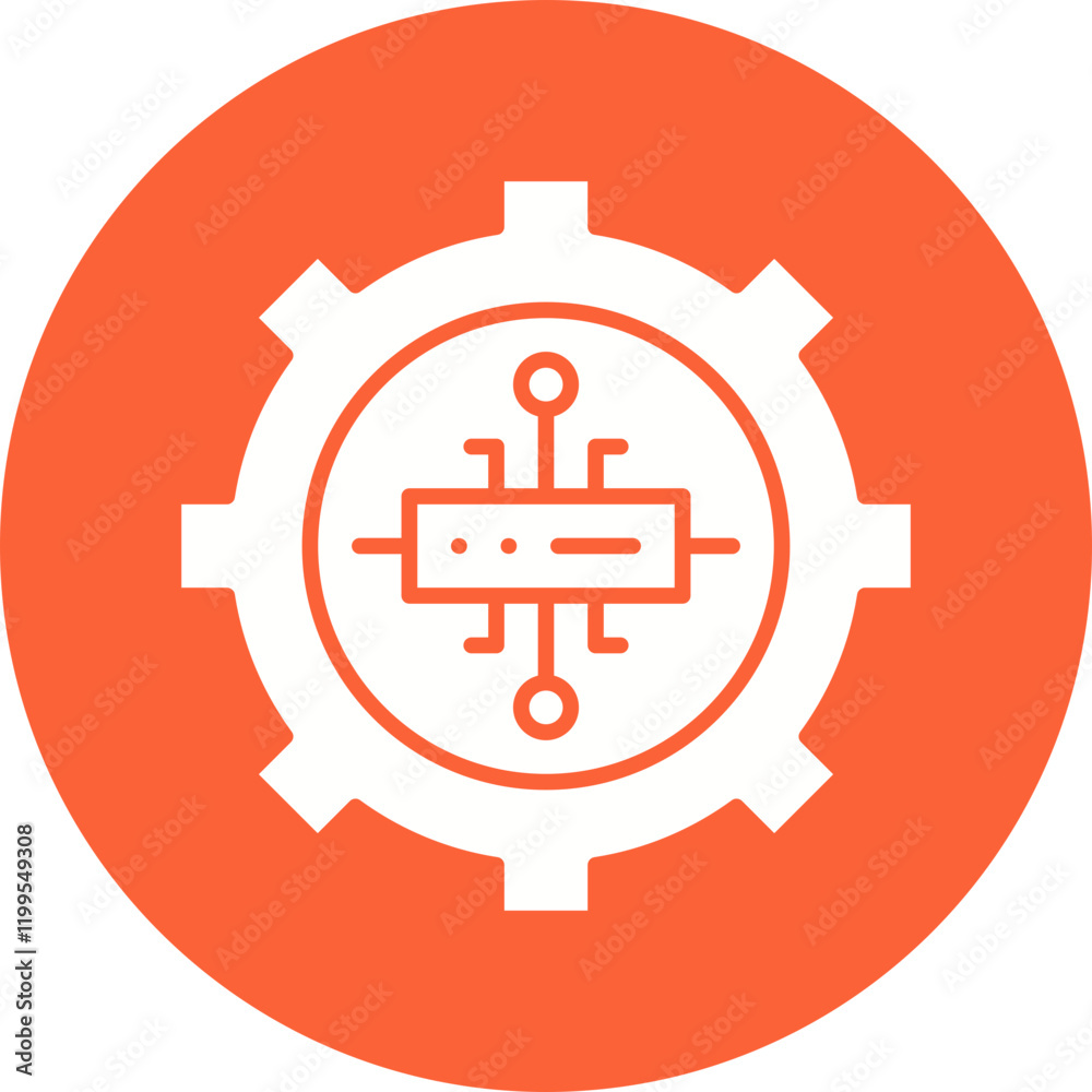 Server Settings icon single vector illustration Server Settings icon single vector illustration