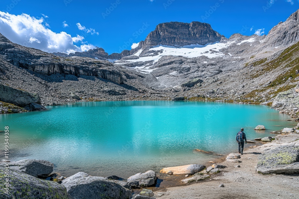 Spiegelung - Tromso. Beautiful simple AI generated image