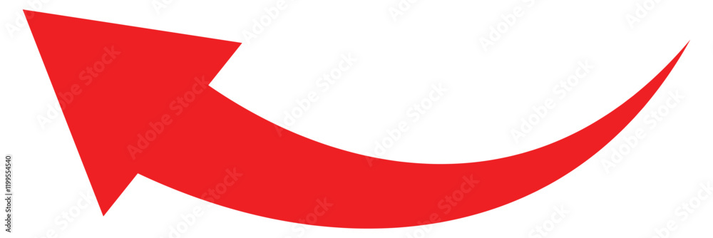 Curved Long arrow icon. Red long arrow vector. Flat style arrow symbol. Red curve arrow icon vector. Red long curve arrow icon vector illustration. Long arrow icon. Curved Long arrow icon. Red long arrow vector. Flat style arrow symbol. Red curve arrow icon vector. Red long curve arrow icon vector illustration. Long arrow icon.
