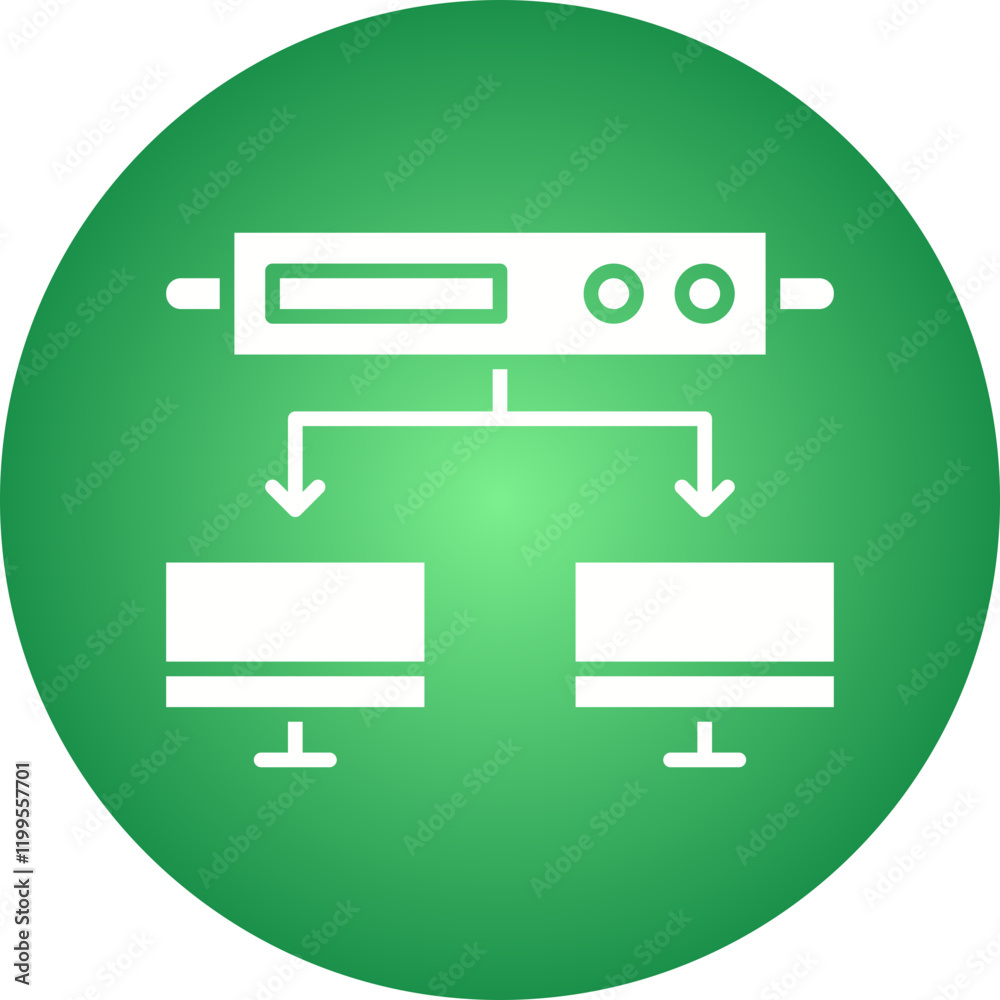 Server Connections icon single vector illustration Server Connections icon single vector illustration