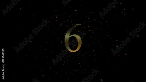 Top ten countdown, neon light numbers from 10 to 1, laser ray appears on black background stock video Countdown, Neon Lighting, Neon Colored, Number, Counting 4K stock video