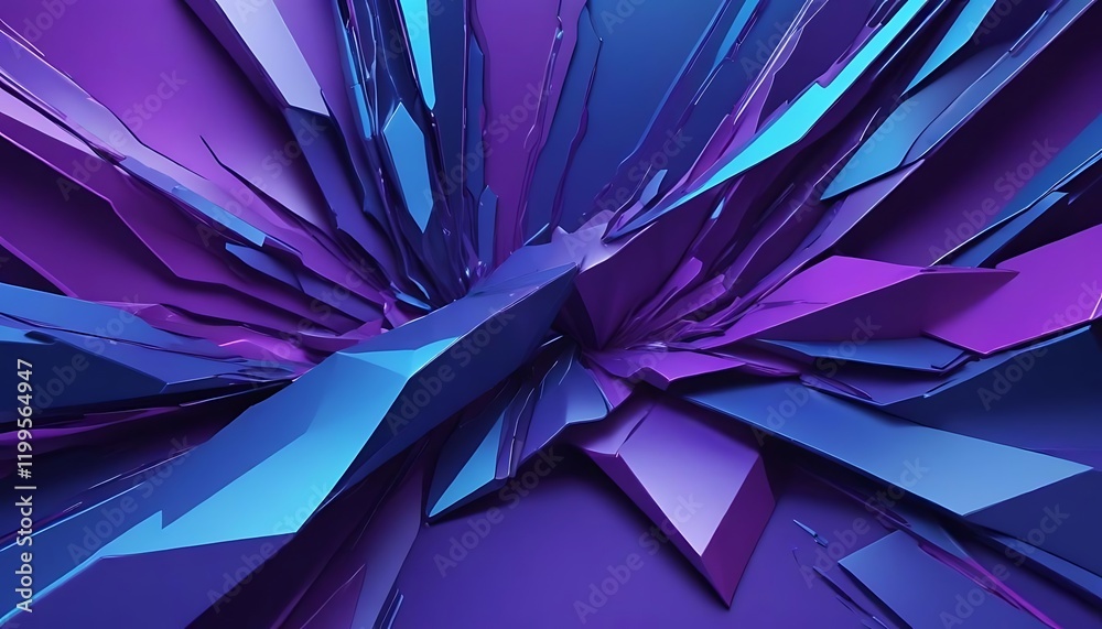Purple and blue image with a lot of blue and purple shapes. Background. Abstract. Futuristic. Graphics Purple and blue image with a lot of blue and purple shapes. Background. Abstract. Futuristic. Graphics