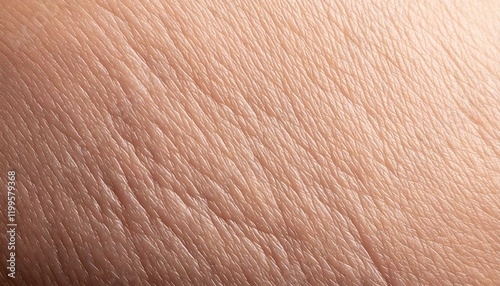 Macro shot of fair human skin with visible stretch marks, showing fine details like pores, hair follicles, and natural texture.