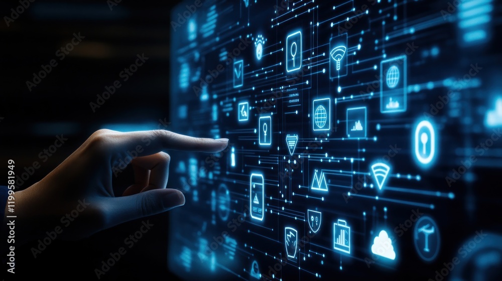 Interactive Digital Interface: A Futuristic Glimpse into Technology's Seamless Integration Interactive Digital Interface: A Futuristic Glimpse into Technology's Seamless Integration