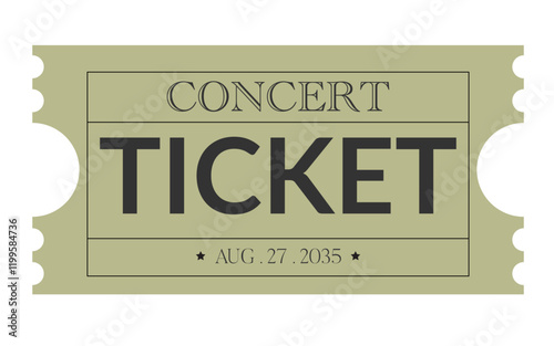 Admit one ticket, ticket