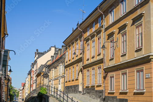 Altbauten, Brännkyrkagatan, Södermalm, Altstadt, Gamla Stan, Stockholm, Schweden