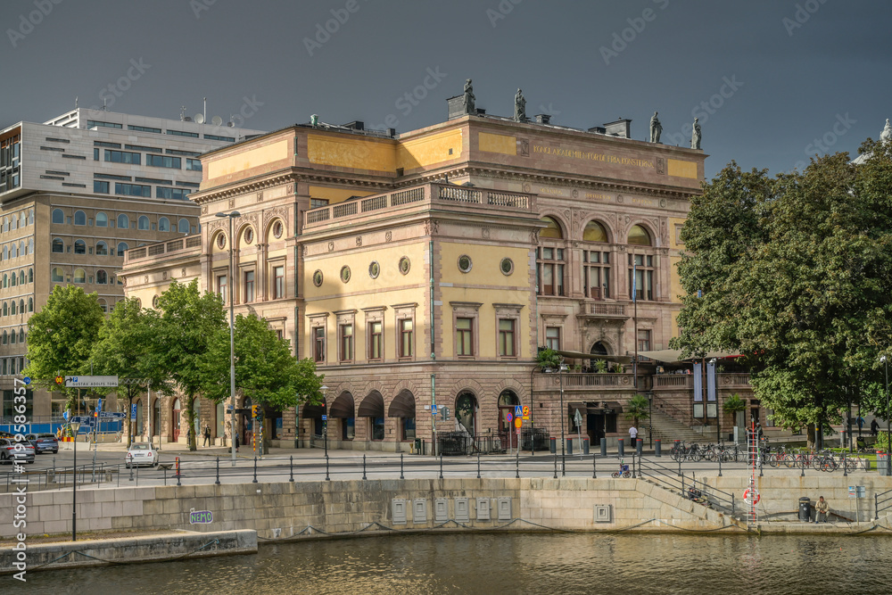 Fototapeta premium Kunsthochschule, Konstakademien, Fredsgatan, Stockholm, Schweden