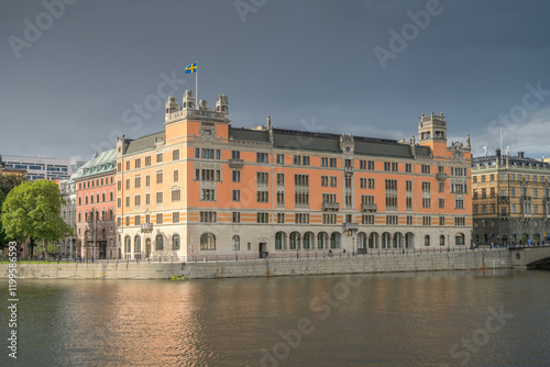 Regierungssitz Rosenbad, Amtssitz Premierminister, Staatskanzlei, Justizministerium, Stockholm, Schweden photo