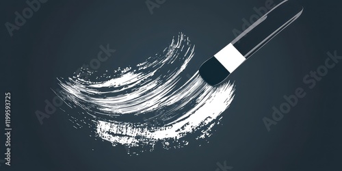 A sleek logo with a brush and canvas icon, representing a modern painting business.