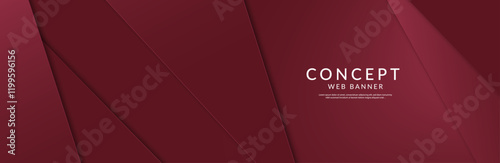 abstract red background, Red web banner