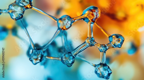 Vibrant uniquely structured molecules photo