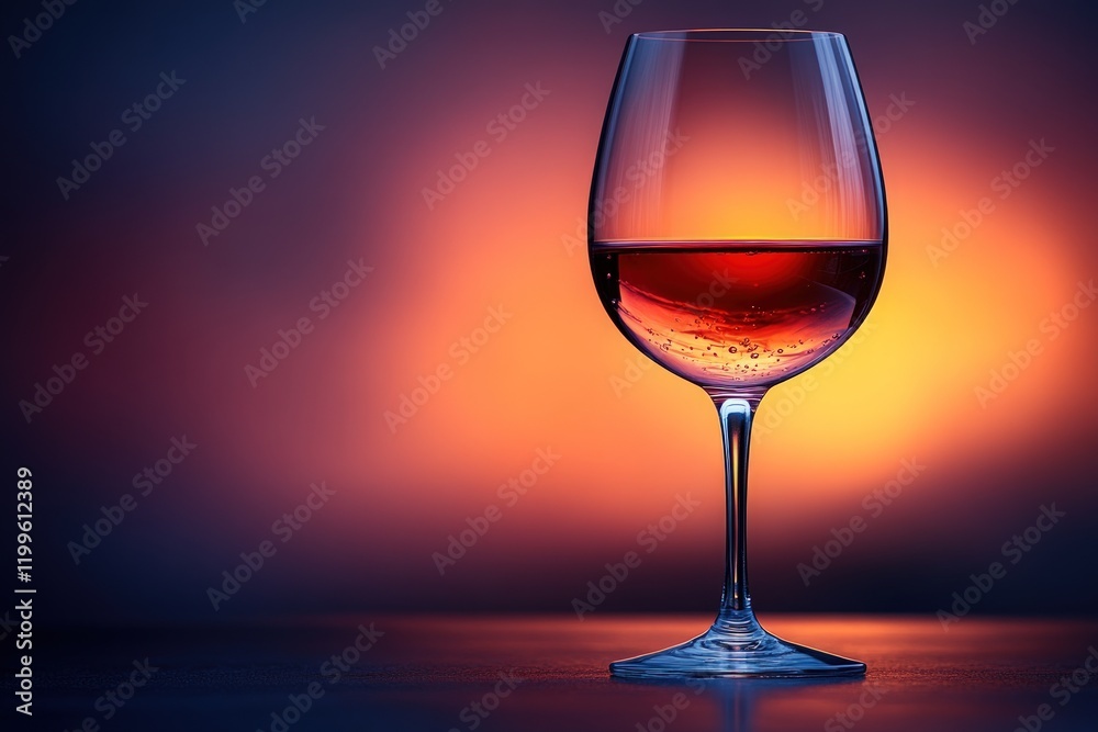 Wine glass, red wine, dramatic lighting, dark background. Wine glass, red wine, dramatic lighting, dark background.