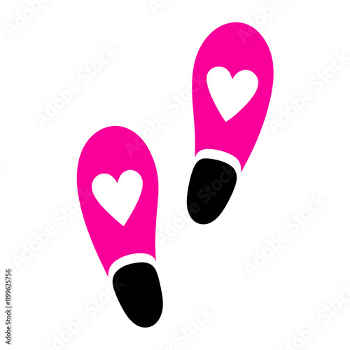 pink flip flop