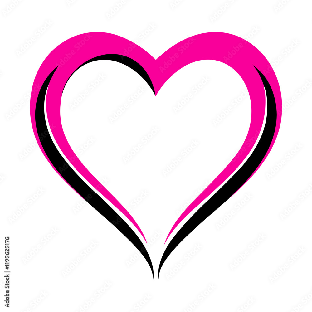 pink heart vector pink heart vector