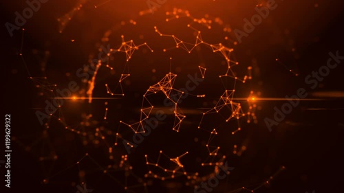 Abstract connection dots stock video USA, Connection, Technology, Computer Network, Digitally Generated Image BG, Metaverse, Blockchain, NFT, Bitcoin 4K stock video