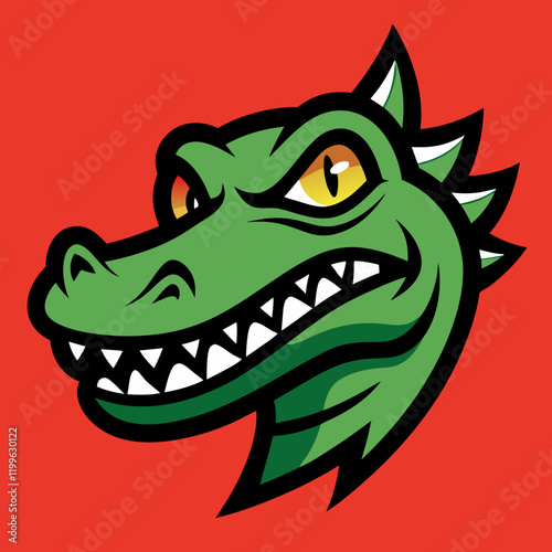 crocodile vector art