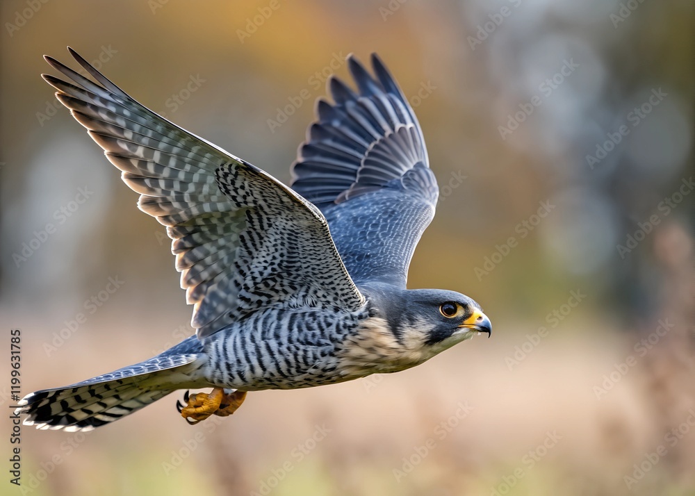 Fototapeta premium peregrine falcon in flight