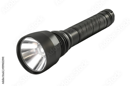 Powerful handheld flashlight designed for outdoor adventures and emergency situations with durable features