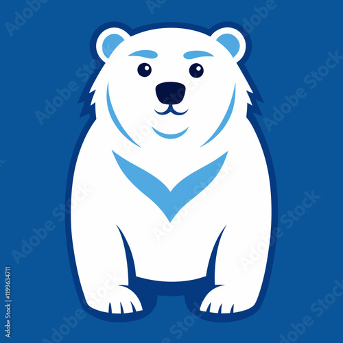 polar bear vector mascot