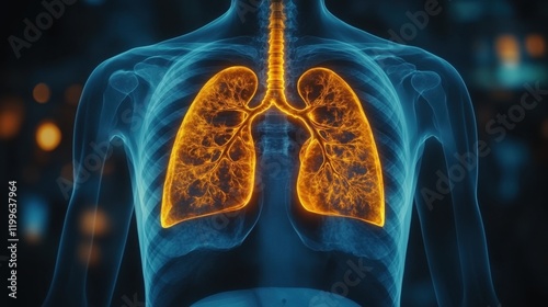  flim X-ray of the lungs 