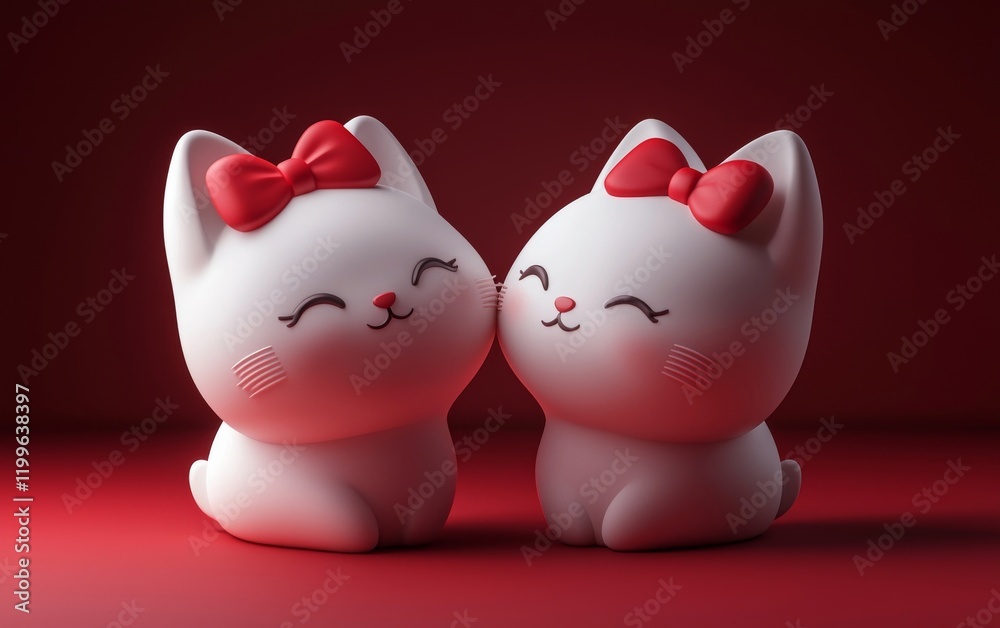 two hearts with heart