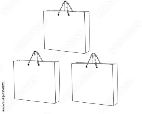 Shopping bags are essential companions in our everyday lives, blending practicality with style.