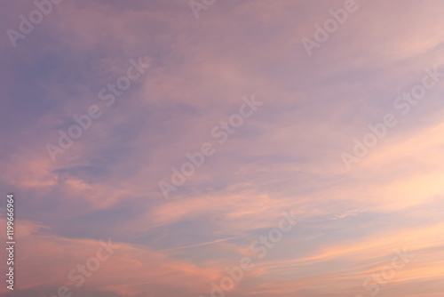 Wallpaper Mural Dramatic sunset sky with vibrant orange and red clouds painting the evening sky Torontodigital.ca