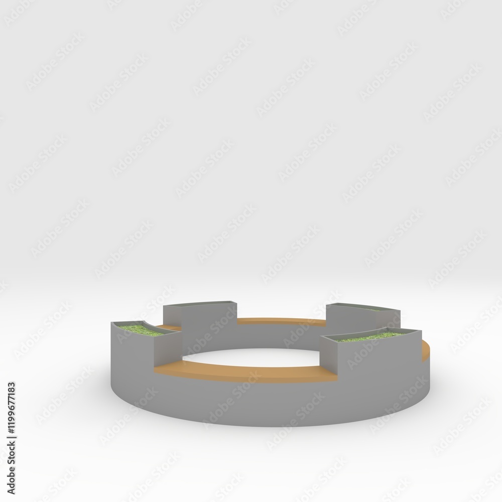 3d render bench park design element. Furniture Collection 3d render bench park design element. Furniture Collection
