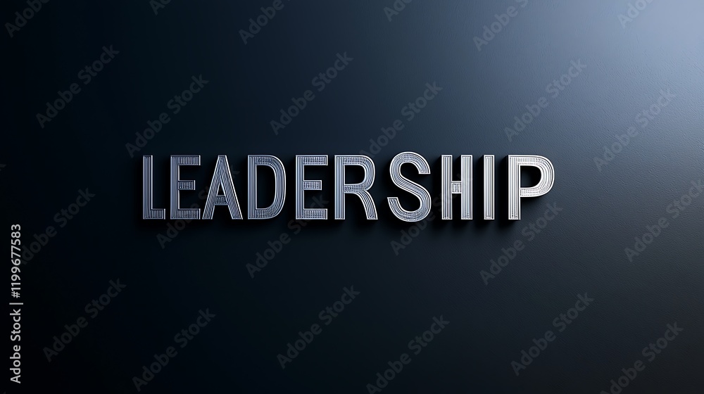 Leadership is a word that is written in a unique font Leadership is a word that is written in a unique font