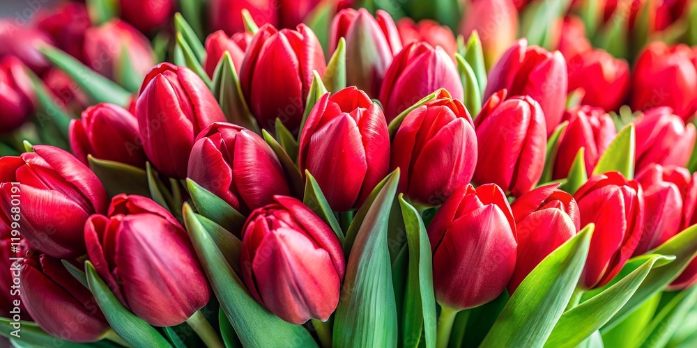 bouquet of pink tulips, close up on bouquet view bouquet of pink tulips, close up on bouquet view