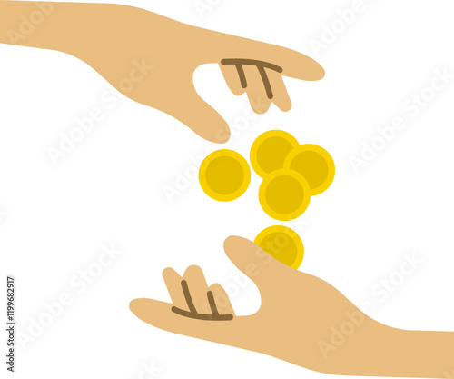 World Kindness Day Illustration hands holding love