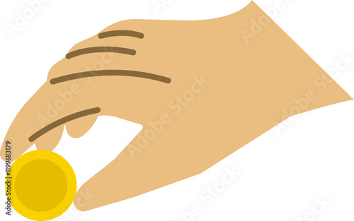 World Kindness Day Illustration hands holding love