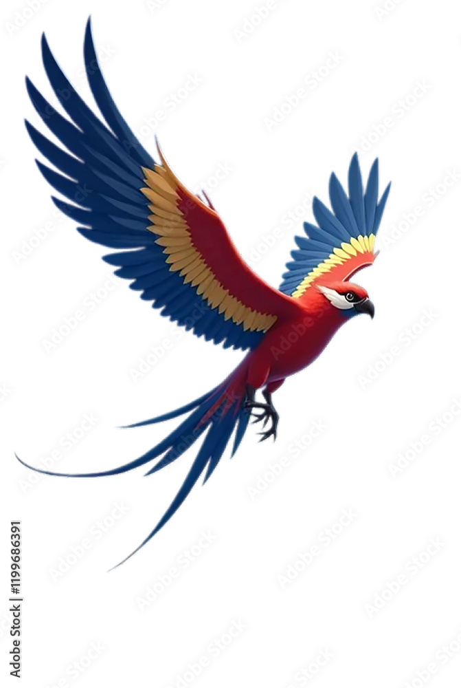 Obraz premium Broad-billed Motmot, Electron platyrhynchum, portrait of nice big bird in wild nature, beautiful coloured forest background