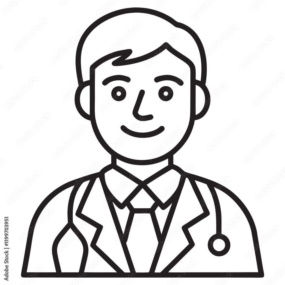 Obraz premium The doctor icon
