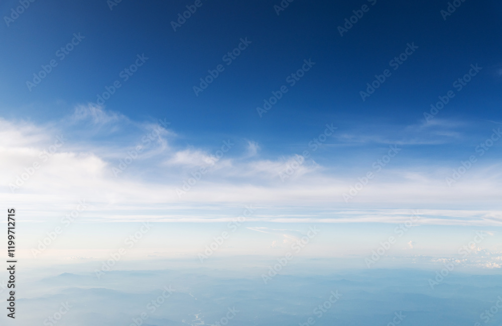 Aerial view of white clouds Aerial view of white clouds
